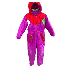 Girls Ski Suit Size 14 Large